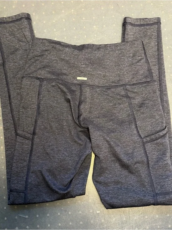 Aerie heathered blue pocket leggings - Picture 2 of 3